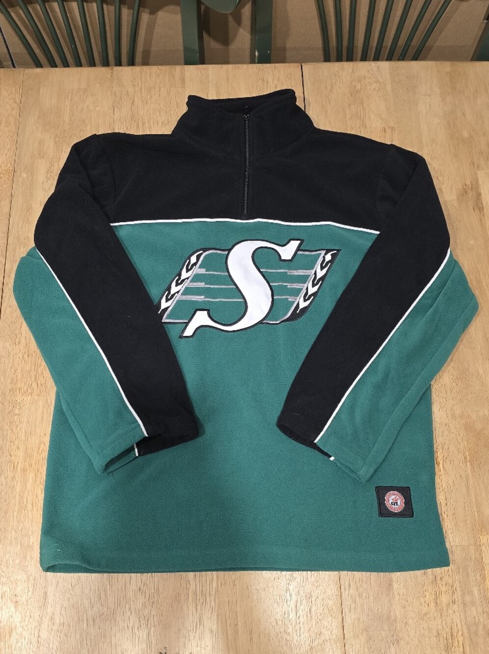 Womans SOGO CFL Pullover Saskatchewan Roughrider Sweater
